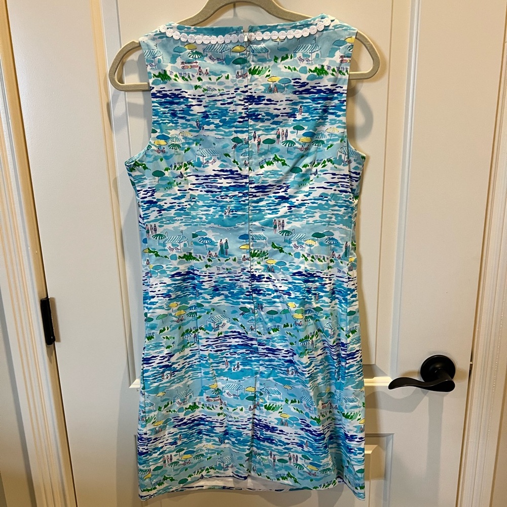Lilly Pulitzer Worth Shift in High Tide Toile. Size 6 - Picture 4 of 4